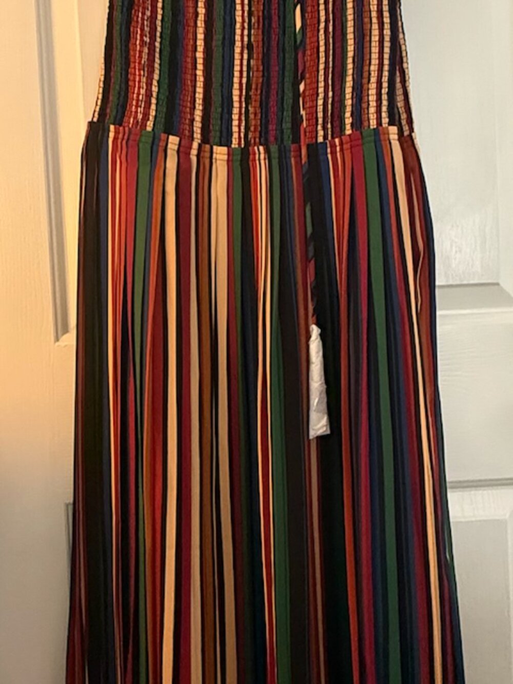 NWT FARM Rio Pipa Stripes Midi Dress - Picture 4 of 6